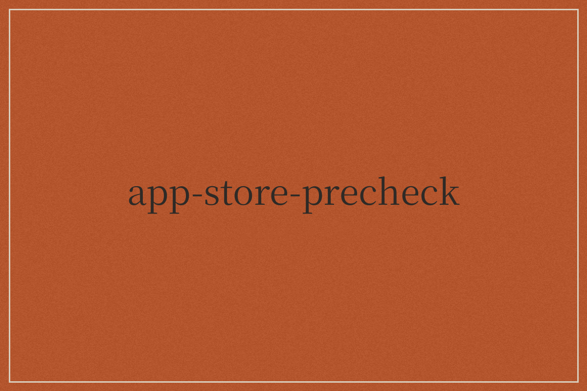app-store-precheck